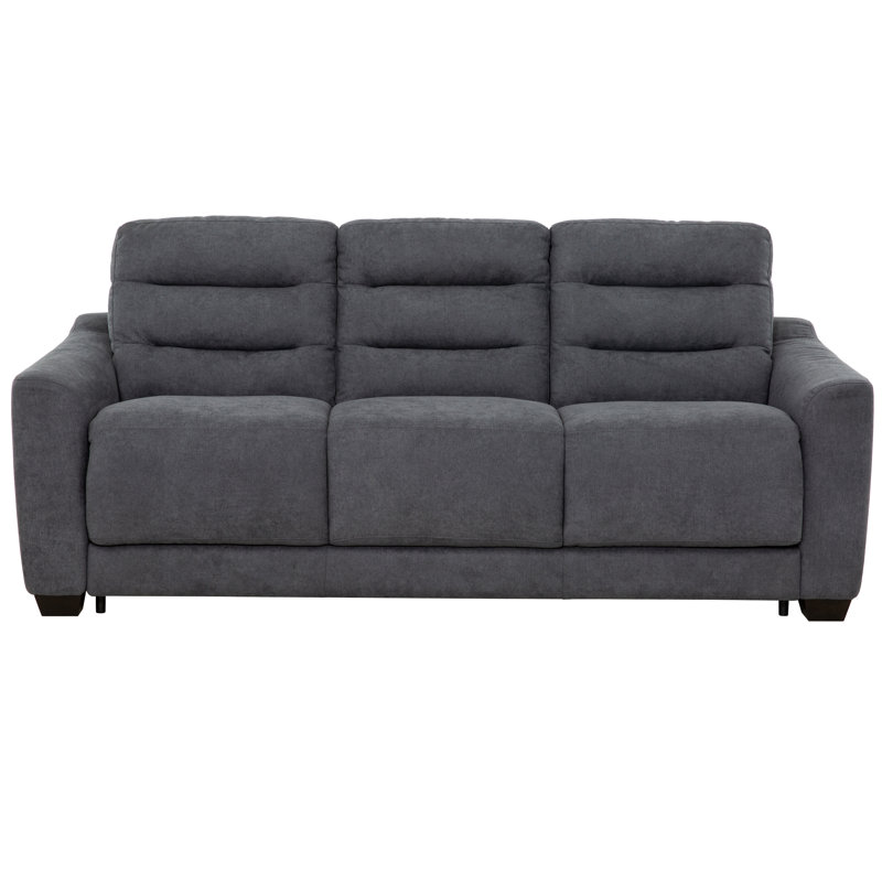  Stearns & Foster 83 in. Queen Sleeper Sofa Bed with 8 in. Hybrid Mattress, Dark Gray, Dark Gray