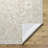 Teeken Oriental Machine Woven Polyester Area Rug in Light Silver/Ash-126311954