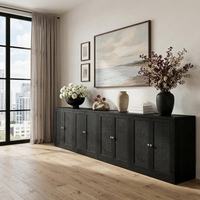 Gerardi Solid Wood And Oak Veneer Sideboard/Buffet