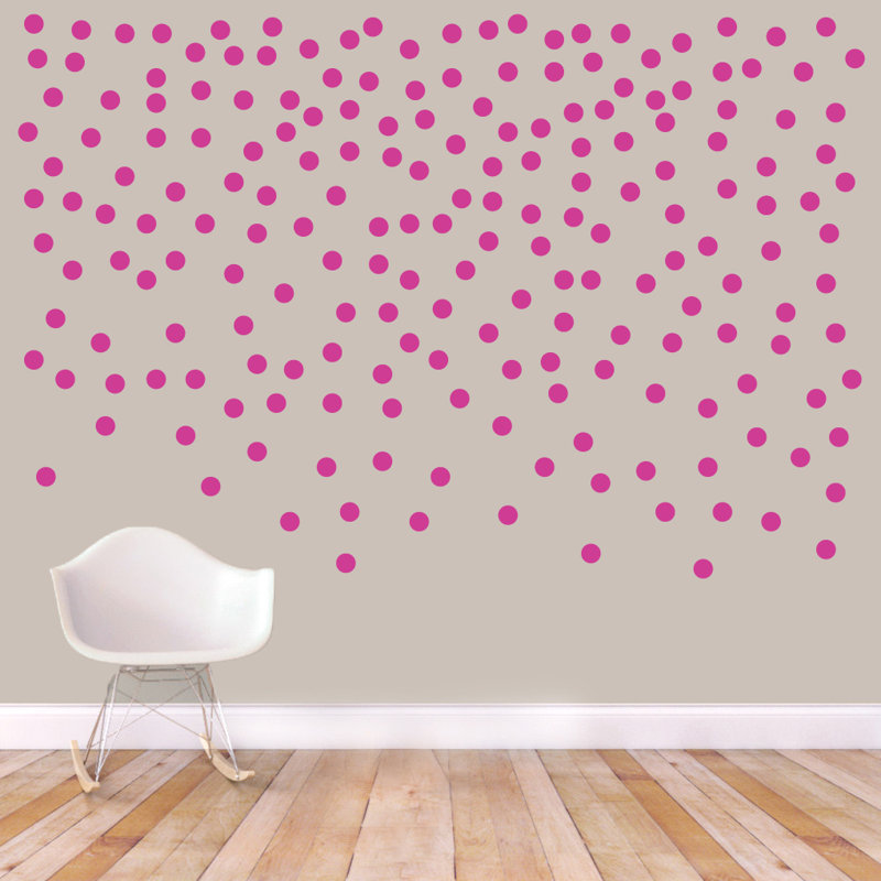 Abstract Non-Wall Damaging, Hot Pink