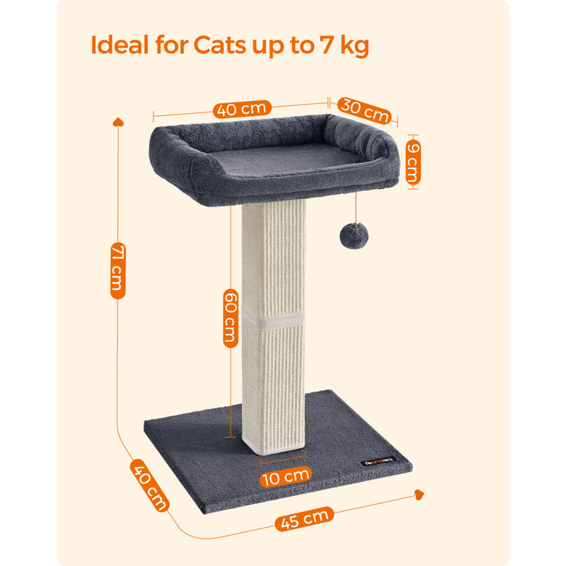 Scratching Post, Dark Grey
