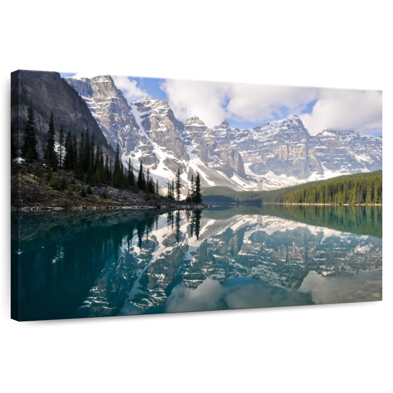 Alvord Moraine Lake, matin d'hiver, H 30 po x l 45 po
