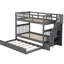 Lit superposé avec lit gigogne pour chambre à coucher, dortoir, adultes-752832903