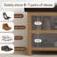 Banc de rangement rembourré pour chaussures en similicuir Hahnville-540808327-563548477