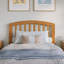 Lit plateforme en bois massif avec pied de lit et tiroirs de rangement Richmond-96140407
