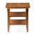 Acadian 19 Inch Solid Wood Transitional Narrow Side Table In Light Golden Brown (Set Of 2)-1119297992
