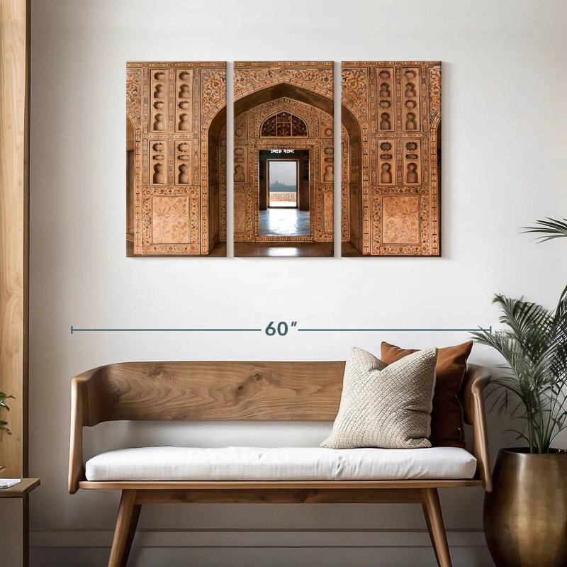 Porte de Sebbie Taj Mahal, H 28 po x l 45 po