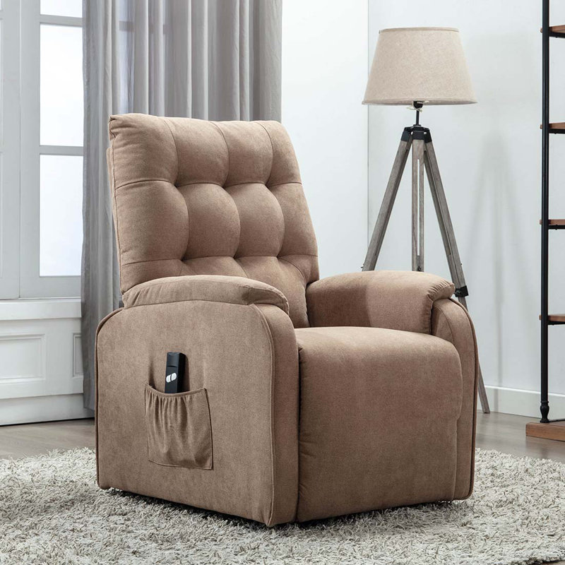 Leicester 73cm Wide Lift Assist Standard Recliner, Brown