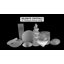 Northlandz selenite cristal baguette de massage 6 pouces, meilleur cristal de décoration marocaine