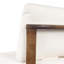 Chaise de salle à manger sans accoudoirs en bois d'acacia avec coussin (ensemble de 4)-544468044-544468045