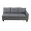 Ensemble de canapé de salon modulaire en lin gris 2 pièces Opal-651688839