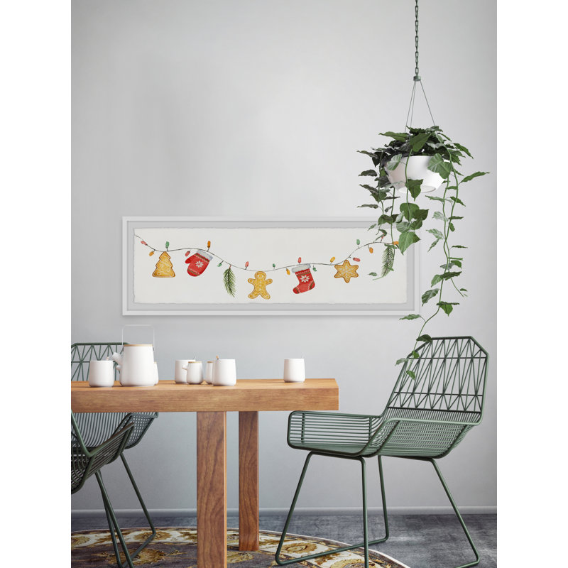 Crafty Christmas Décor - Single Picture Frame Panoramic Painting, 25cm H x 76cm W x 3.81cm D