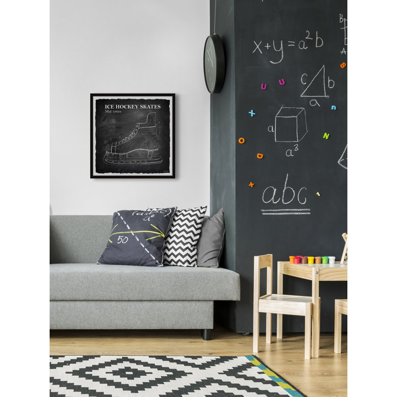 Romero Wrapped Canvas Print, 41cm H x 41cm W, Black, Black