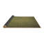 Tapis en laine vert olive foncé-1057768582