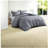 Modern Grey 3-piece Bedding Set, Woven Polyester For Comfortable, Durable Sleep