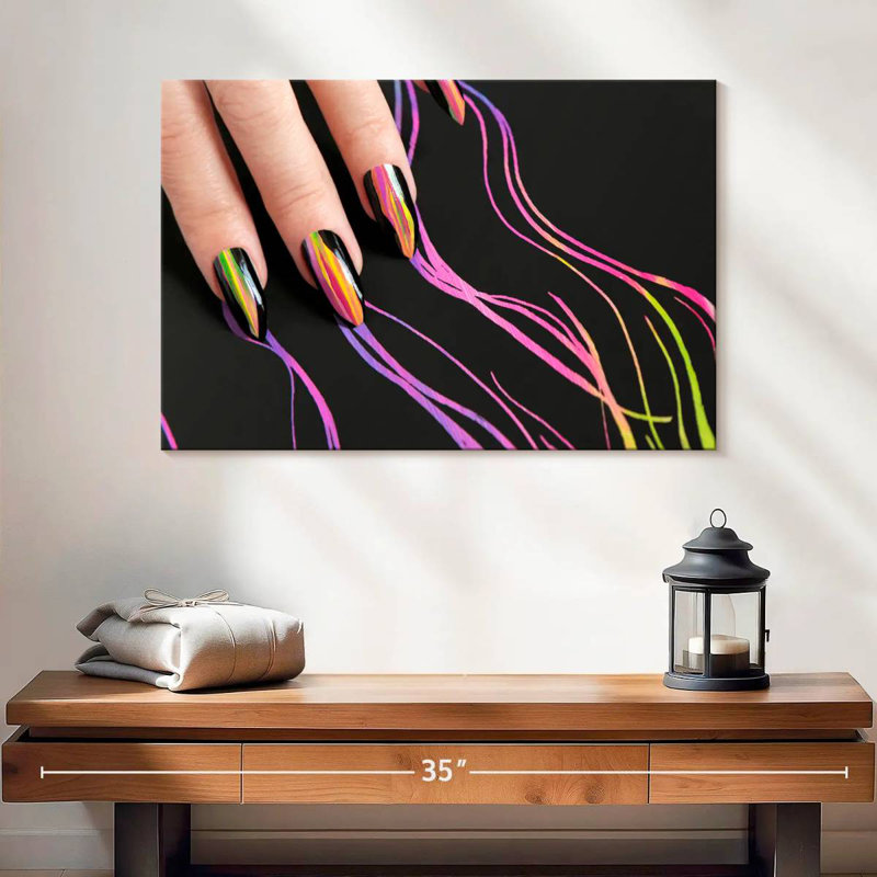 Shuttleworth Modern Multichrome Nails, 8" H x 12" W