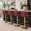 Ensemble de 4 tabourets de bar pivotants réglables en hauteur Classic-130042099-130042105