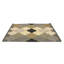 Tapis moderne multicolore rectangulaire touffeté à la main 5 x 8 Shanet