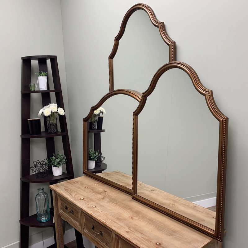 Miroir pleine grandeur encadré, Bronze d'automne