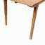 Table de salle à manger d'extérieur en bois massif de 69 po