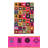 Geometric Pattern Vibrant Color Printed Woven Base Washable Rug-2082349366