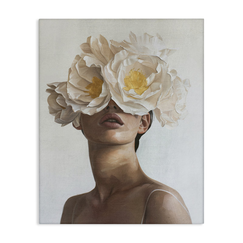  Art sur toile, "Yellow Flower Lady" par Svetlana Aleynikova, H 20 po x l 16 po