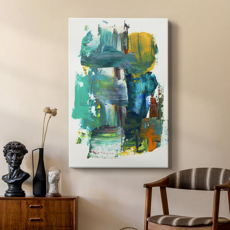 Abstrait I - galerie Cavas sur mesure, H 48 po x l 32 po
