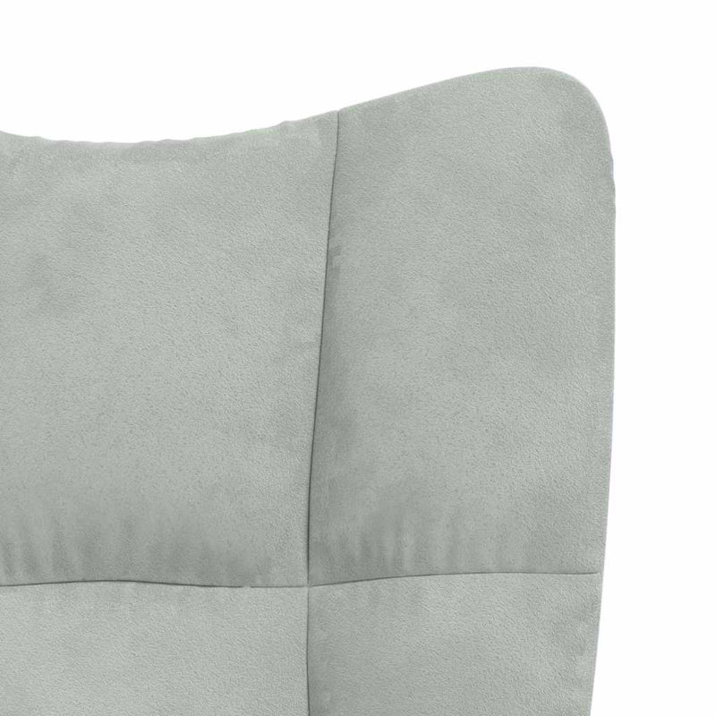 Rocking Chair, Light Grey