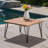 ZION INDUSTRIAL WOOD AND METAL COFFEE TABLE