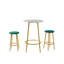 Ensemble de table de bar 3 pièces avec 2 tabourets de bar - table de pub moderne