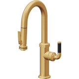 Descanso Kitchen Pull-Down Prep/Bar Faucet with Squeeze Sprayer