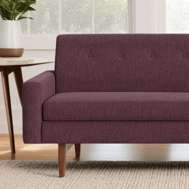 Tyler Loveseat (70"), Performance Weave - Aubergine