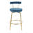 Kayson 25.5" Gold Swivel Upholstered Counter Stools-1129021416