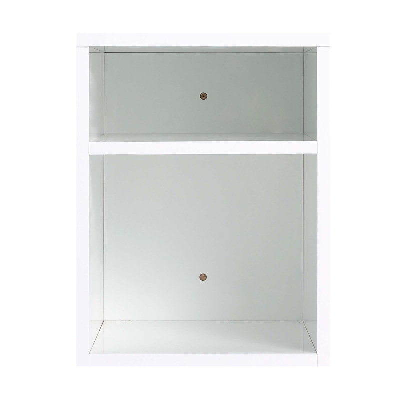 Meuble-lavabo autoportant Brycen, Blanc lustré, H 15,8 po x l 12 po x P 17,7 po