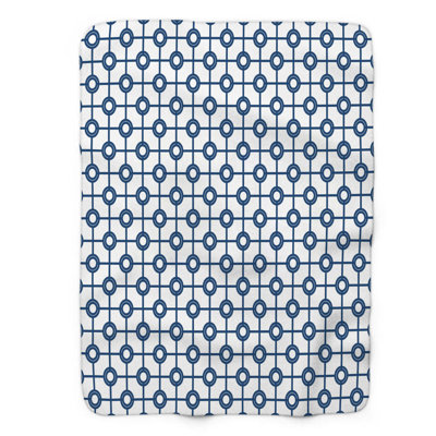 Couverture sherpa de qualité supérieure 1 pièce foncé 0158