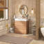 Meuble-lavabo simple 29,5 po avec plateau en résine-477244374