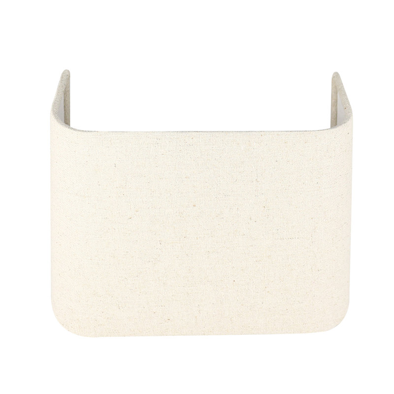 7'' H Linen Rectangle Wall Sconce Shade, Natural