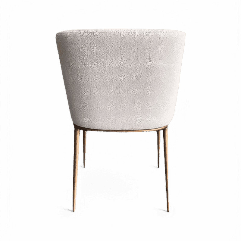 Chaise de salle à manger Jade - Boucle blanche