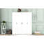 Armoire moderne blanche à 4 portes avec tiroir pour garde-robe de chambre à coucher pratique - Atmosphere