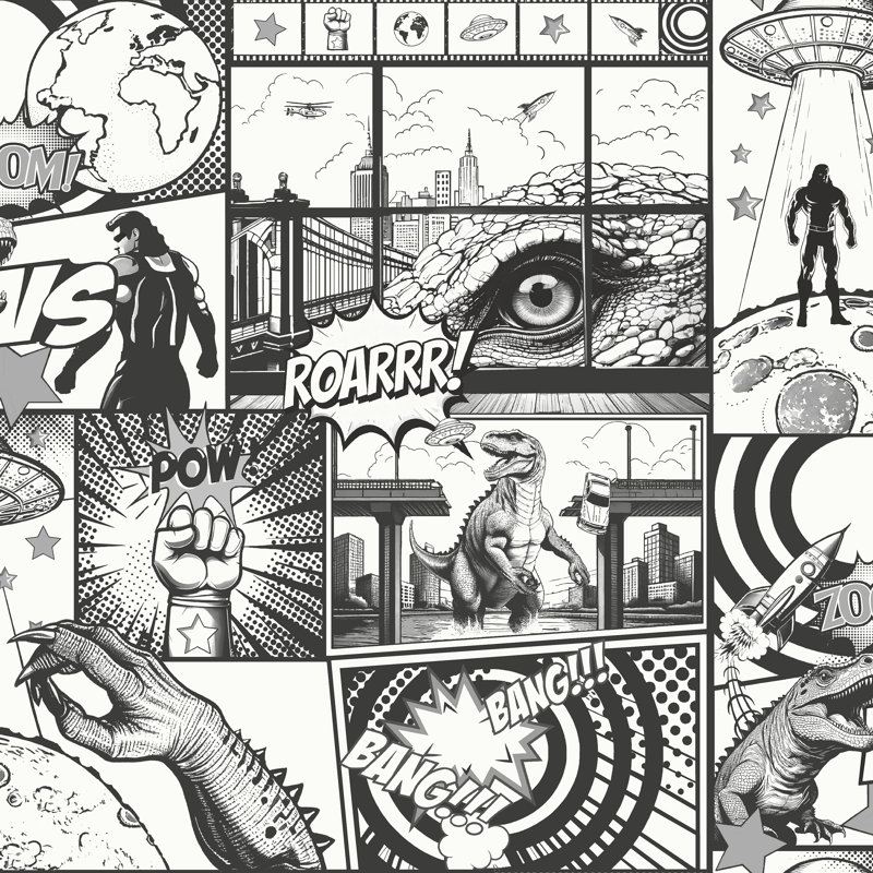 City Hero 10.05m x 53cm Matte Wallpaper Roll