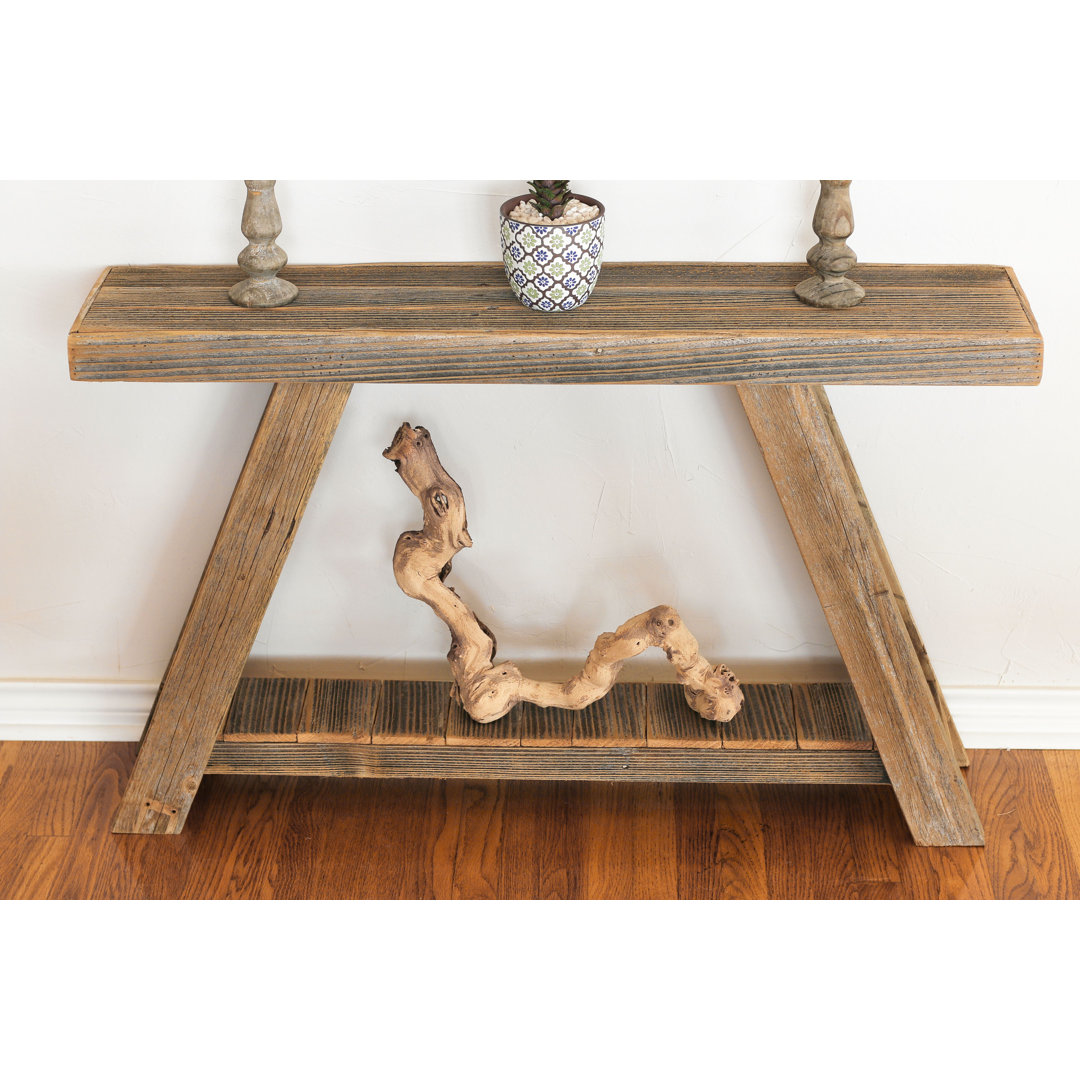 46'' Solid Wood Console Table Millwood Pines
