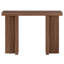 Console rectangulaire de 42 po de large en noyer satiné Cerrone-1382029275