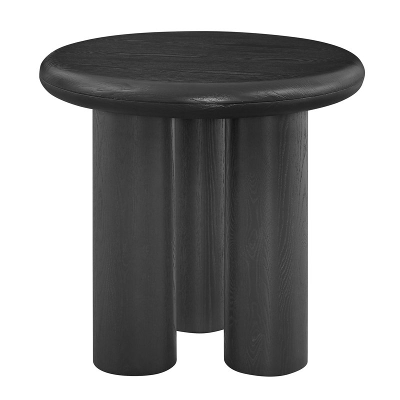 Table de bout à trois pieds Hadi, Noir