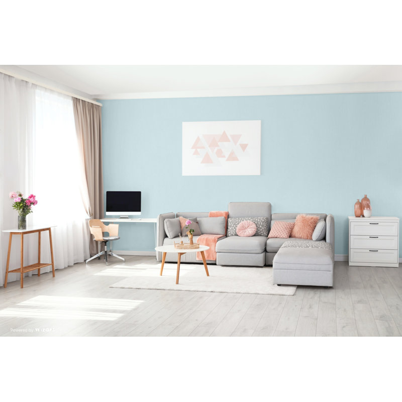 Stria 10m x 53cm Wallpaper Roll, Blue