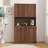 Accent Sideboard, Kitchen Cabinet With 6-Doors, 1-Open Shelves And 1-Drawer