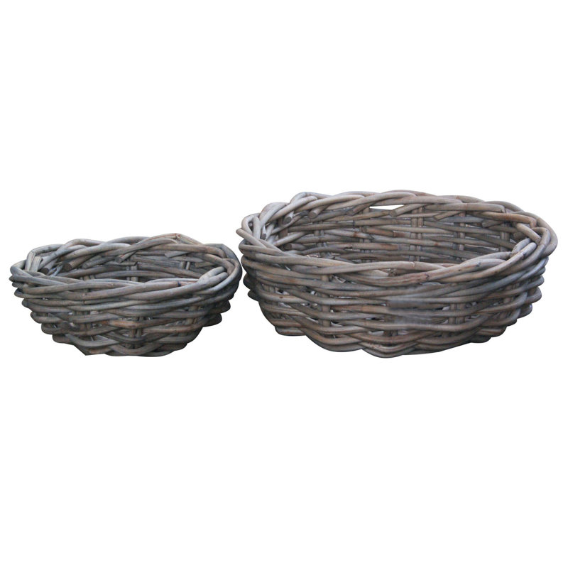 August Grove Wicker Decorative Basket
