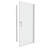 1 3/8" adjustment,universal pivot shower door, open outside, with 1/4" tempered glass and Polished Chrome finish 2472-122517040