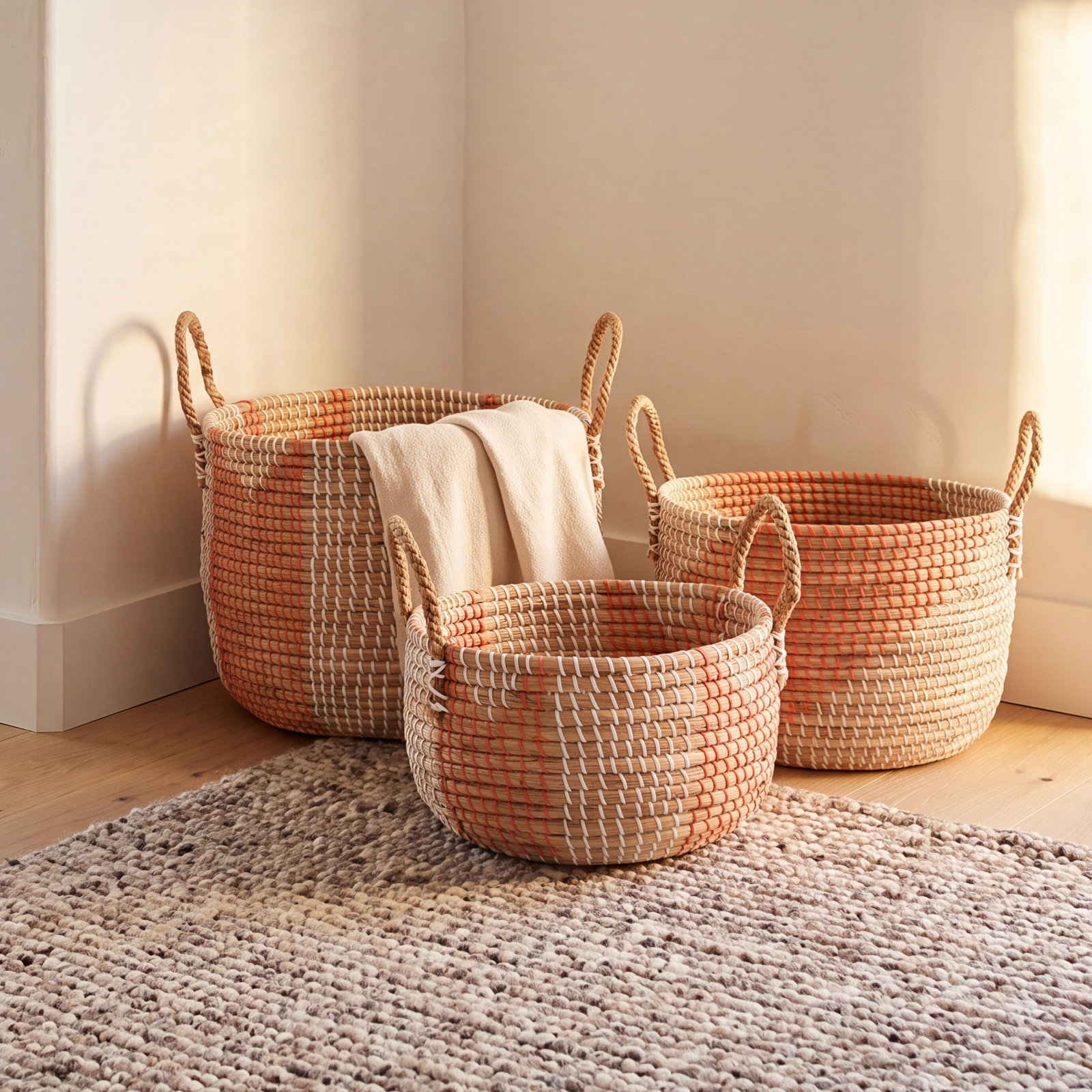 Seagrass Decorative Basket