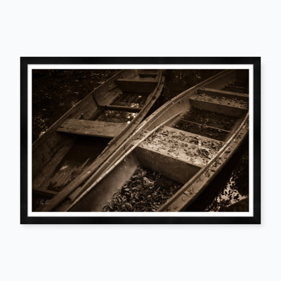 Bygone Rowboats Iii In Sepia Print