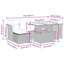 55cm Wide Patio Sofa with Cushions
